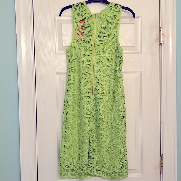 NWT Lime Green Lily Pulitzer Siesta Shift Dress - Picture 5 of 6